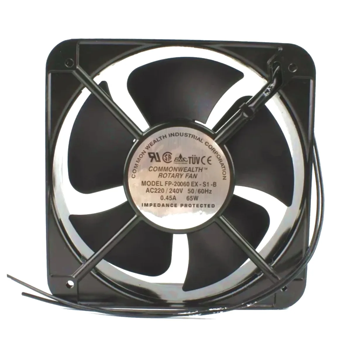 COMMON FP-20060EX-S1-B   0.45A 200x200x60mm 2-Wire Server Cooling Fan