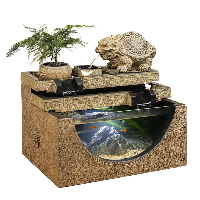 

Water Office Shengcai Ornament Landscape Desktop Entrance