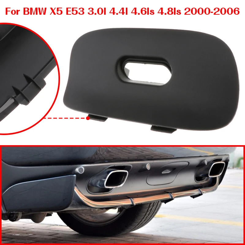 

Rear Bumper Cover Flap Trailer Hitch Mount With Hole for BMW X5 E53 00-06 51128402327 Auto Accessories