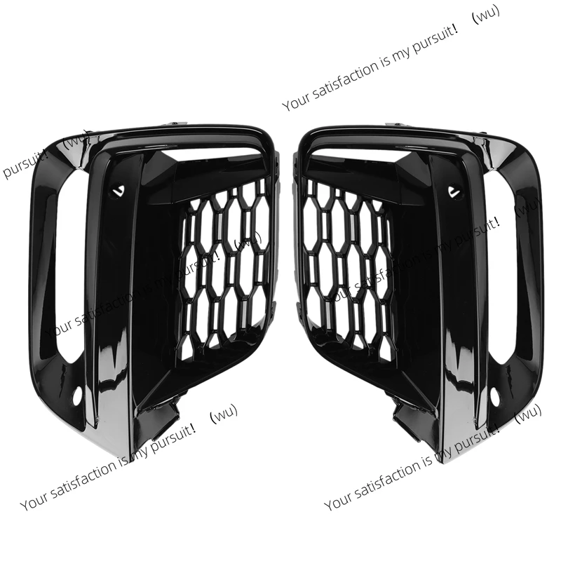 

ZOCI-1 пара передних противотуманных фар, решетка, накладка, автомобильные аксессуары для BMW-X3 X4 G08 G02 G01 2018-2020 (с отверстием для противотуманной фары)