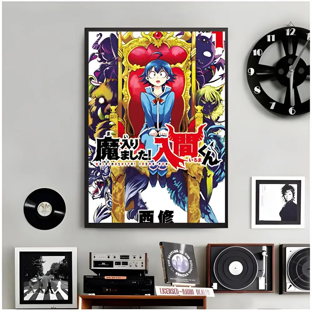 manga shonen Welcome To Demon School! Iruma-kun Poster Modern Wall Art Home Decor Living Room Decorative Print Unframed
