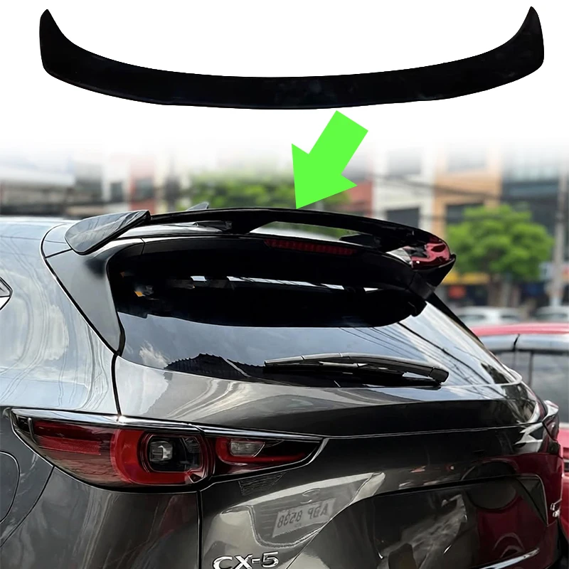 Roof Spoiler Rear Top Wing For Mazda CX‑30 2019‑2025 Crossover SUV Tuning Automobiles Accessories Exterior Parts Body Kits Aero