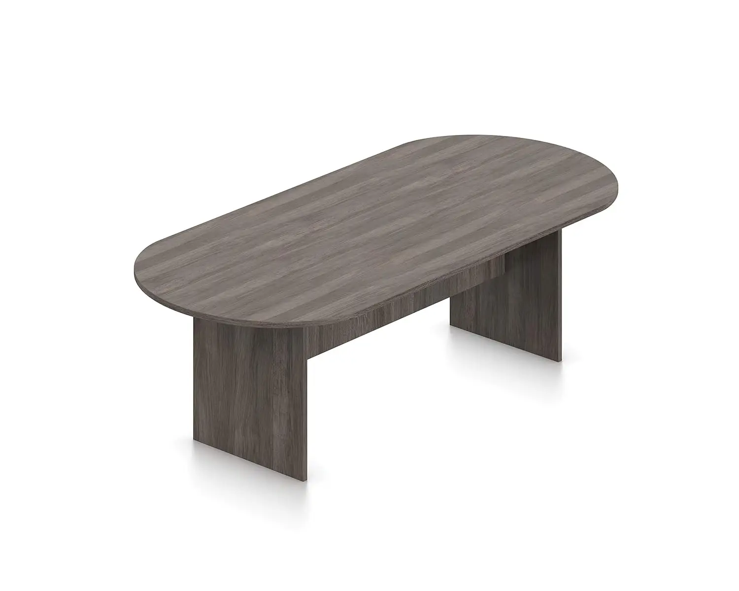 

Стол для конференций в форме гоночной трассы длиной 8 футов, отделка «Артизан», на заказ