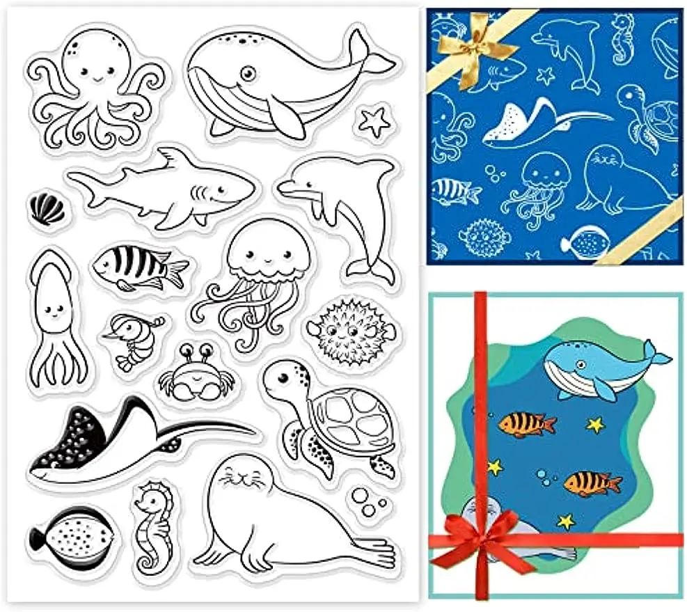 Tampon En Caoutchouc Transparent – Motif Bateau Marin, 16x21 Cm, Pour Scrapbooking, Cartes Et Loisirs Créatifs