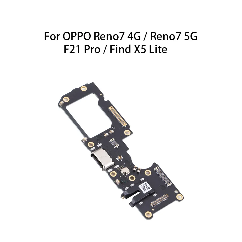 Gefenis Org USB Charging Port Board Flex Cable Connector For OPPO Reno7 4G / Reno7 5G / F21 Pro / Find X5 Lite
