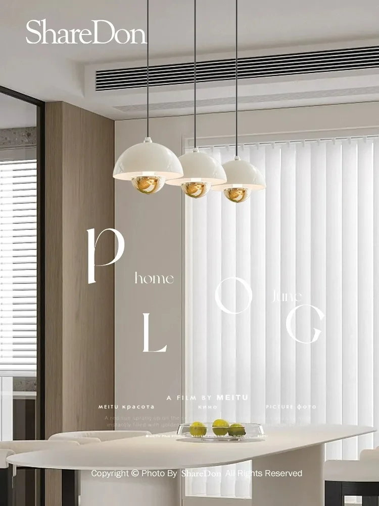 الثريا الحد الأدنى منصة مشروبات ثلاثة رؤوس طويلة الإبداعية الفن برعم كريمي نمط مصمم 2023 جديد #3