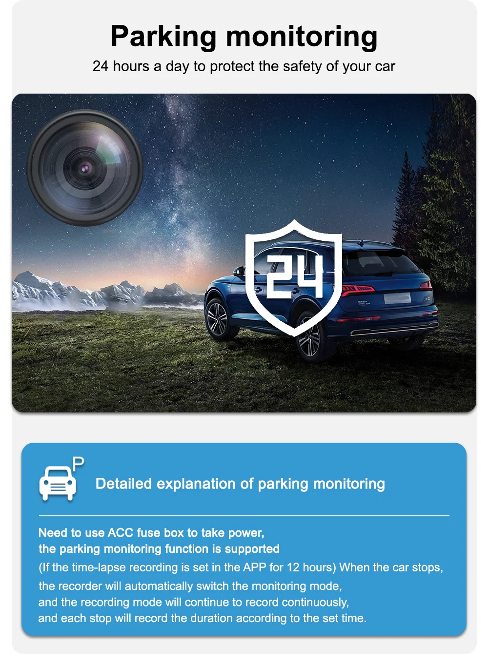 Dash Cam For Maserati Levante, Fitcamx 4K Car Camera, UHD 2160P Night Vision, Original Accessories, Built-in WiFi, Parking Monitor, G-Sensor, Loop