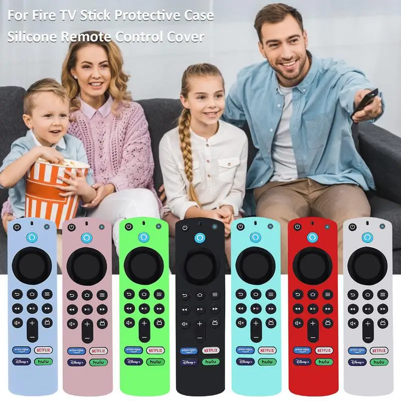 Waterproof Silicone Remote Controller Protective Anti-drop Covers Shockproof Remote Control Case For Stick 4K 3rd