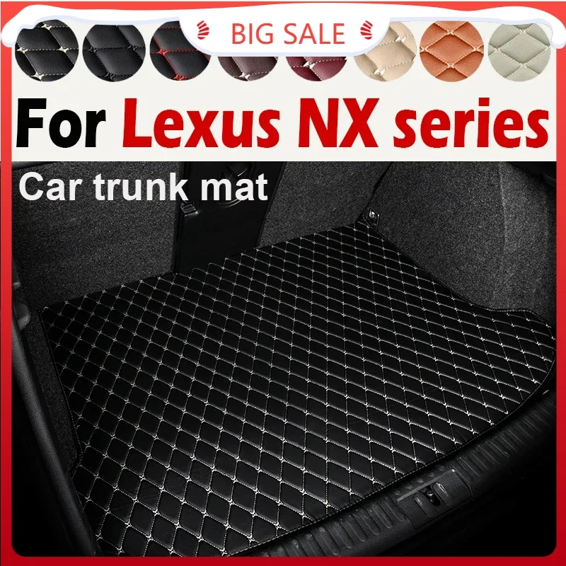 Car trunk mat for Lexus NX series 200 200T NX300 NX300h 2015 2016 2017 2018-2021 cargo liner carpet interior accessories cover