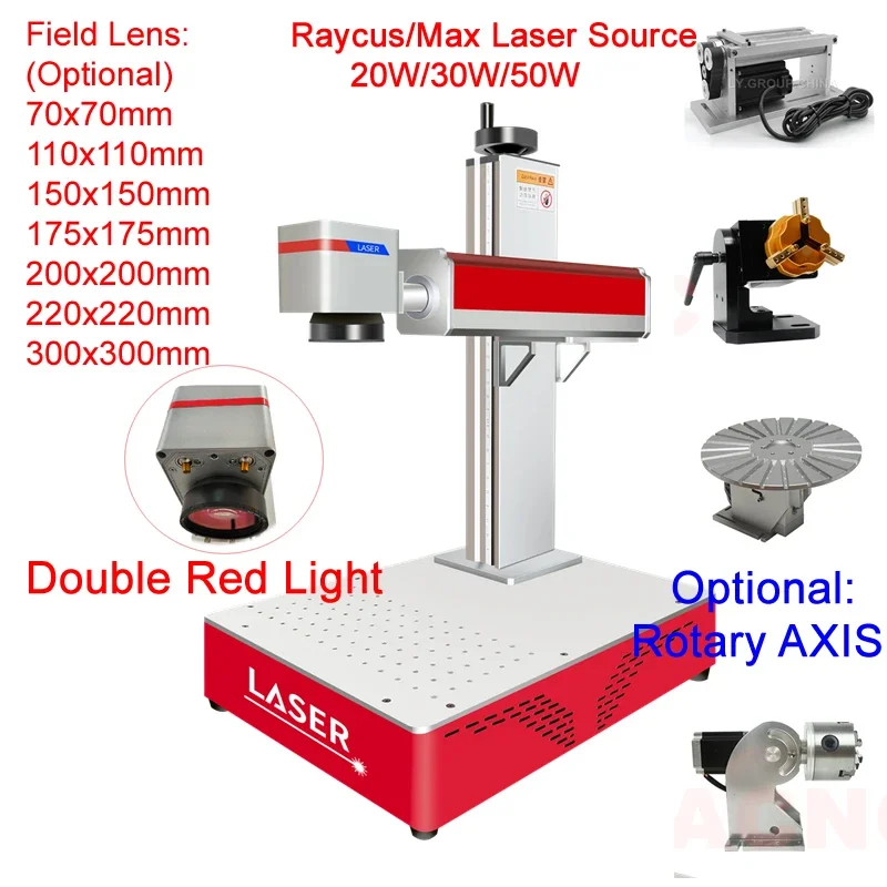 

50 Вт Raycus волоконная лазевая маркировочная машина 30 Вт лазевый гравер табличка с названием гравировка Металлическая Резьба для ПВХ пластик нержавеющая сталь