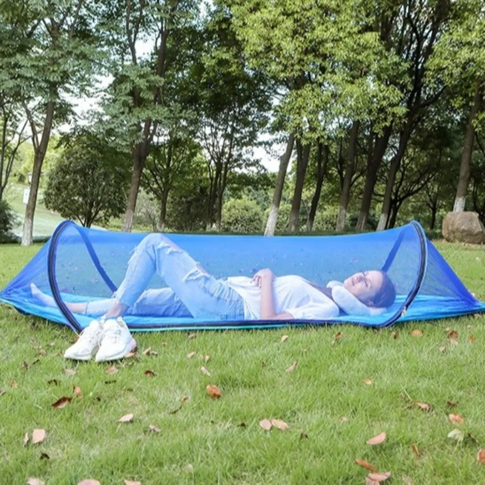 Aerial Tent Anti-Mosquito Mosquito Net Hammock Ultra-Light Breathable Camping Hammock Swing Design Nylon Portable Hammock Hiking