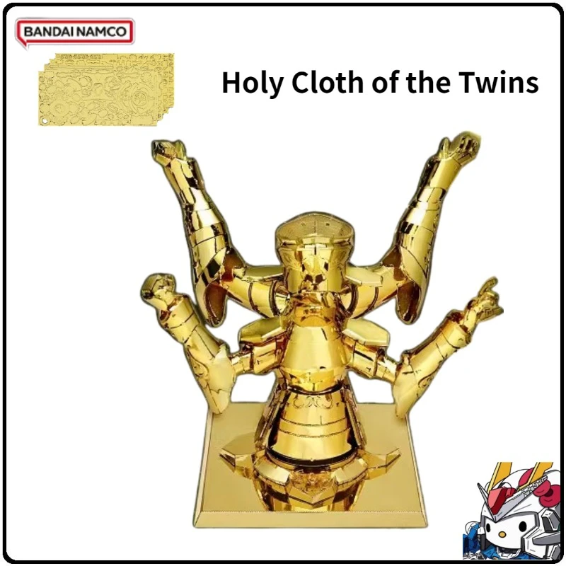 

In Stock Metal BANDIA Assembled Saint Seiya Gemini Gold Saint Clothes Hanger Saint Cloth Myth Collectible Ornaments Gift