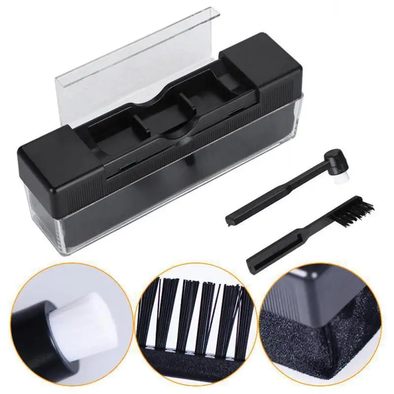 Anti-Static Vinyl Record Cleaner Kit Alcohol-Free  Velvet Brush Spray for Home Turntable Record Collection Care