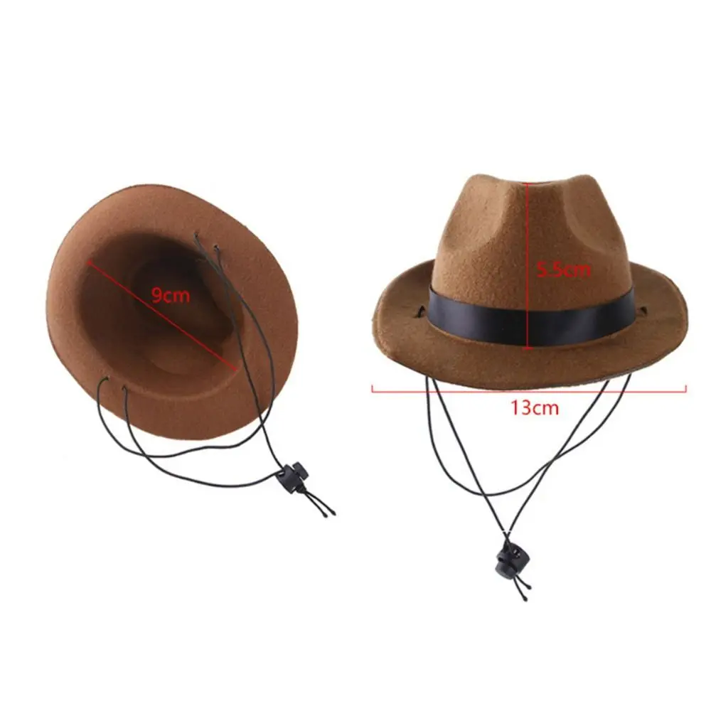 Dress Up Soft For Cats Dogs Photo Props Headdress Costume Performance Dog Costume Pet Cap Dog Cowboy Hat Pet Hat