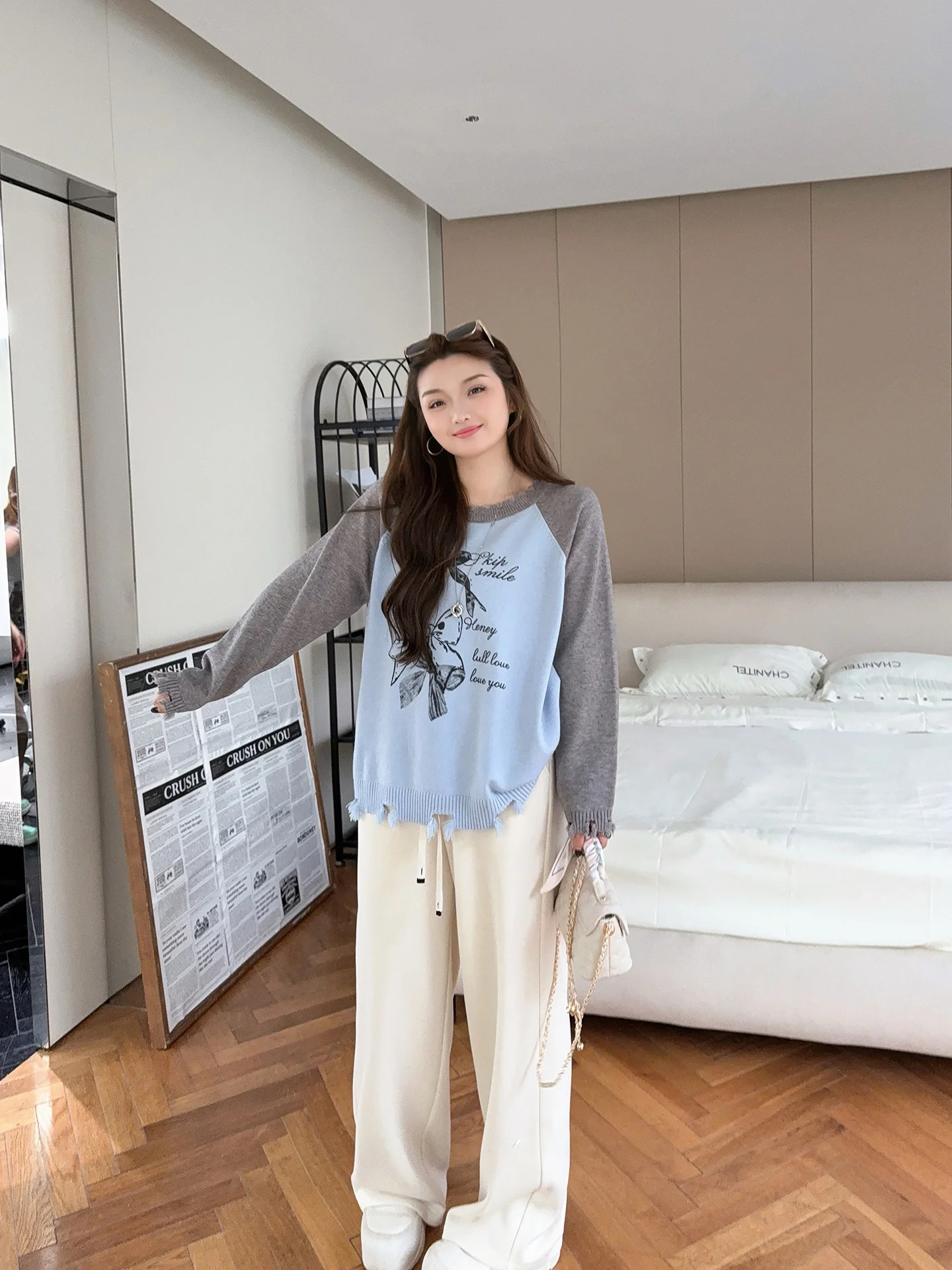 

Miss ng plus Size Women's Design Knitted Sweater Autumn Winter New Sle Tassel Knitwear French Sle Casual
