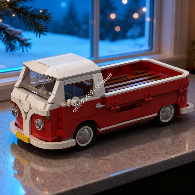 

1431 шт. MOC S Kombi Pickup Creator Experted Модель Строительство Рождественские подарки Блоки Строительство Сборка игрушек Творческая идея Кирпич