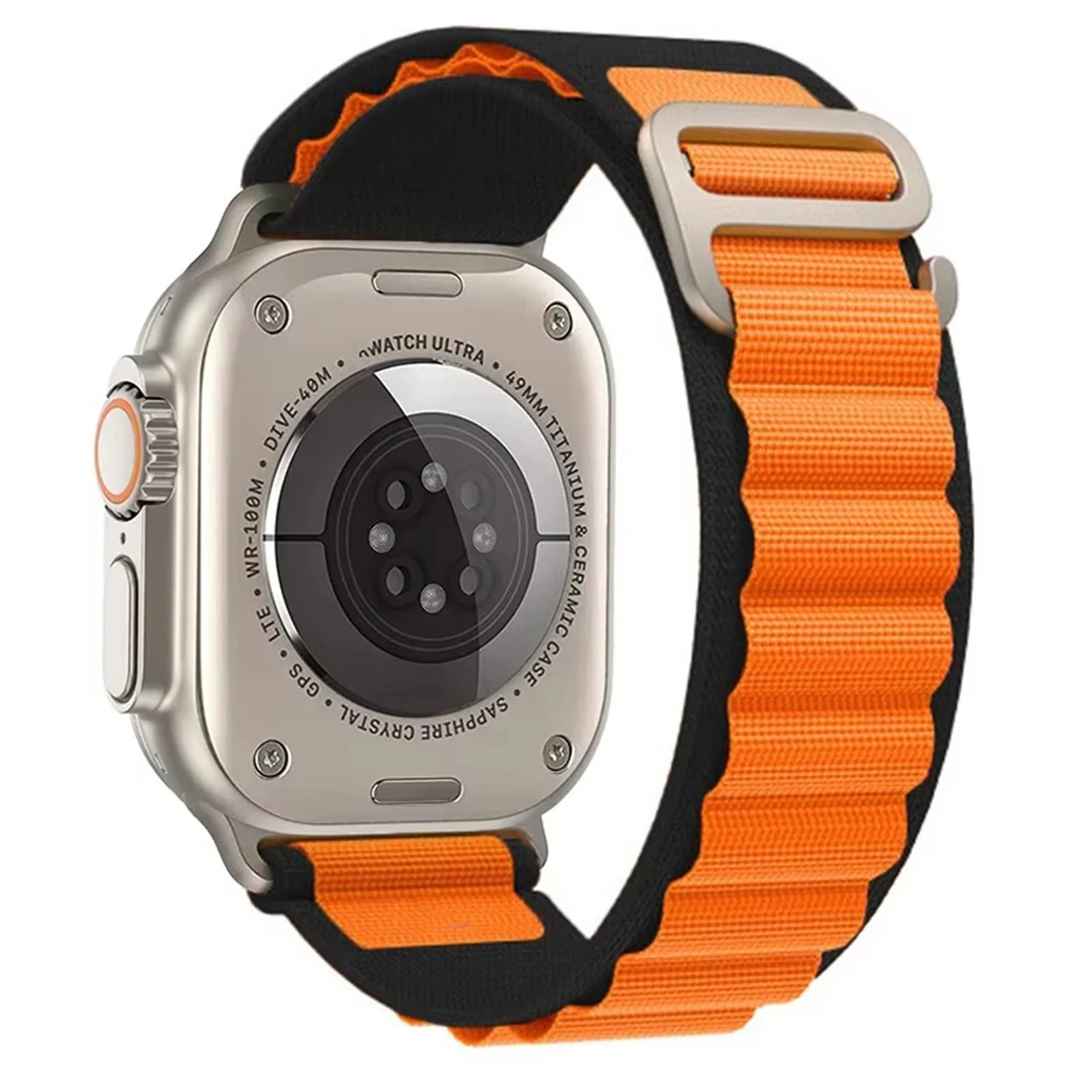 Für Apple Watch Armbänder 46mm 45mm 49mm 42mm iWatch Band 44mm 41mm Nylon Alpine Armband Correa Series 11 10 9 8 7 6 5 Ultra 2/3