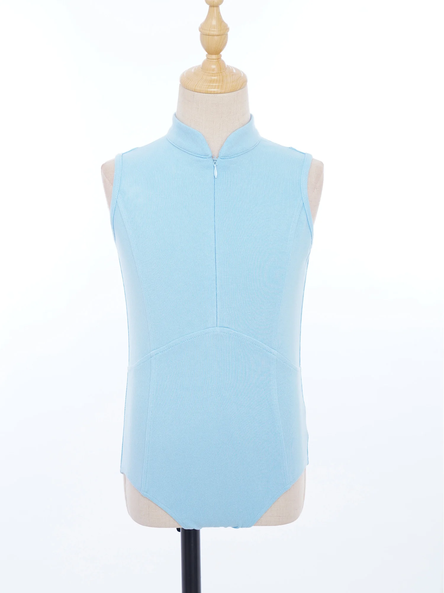 أطفال بنات الباليه جيرسي الشكل التزلج الجمباز ارتداءها Dancewear أكمام بقماش شفاف الراين راقصة الباليه ملابس رقص الجمباز #3