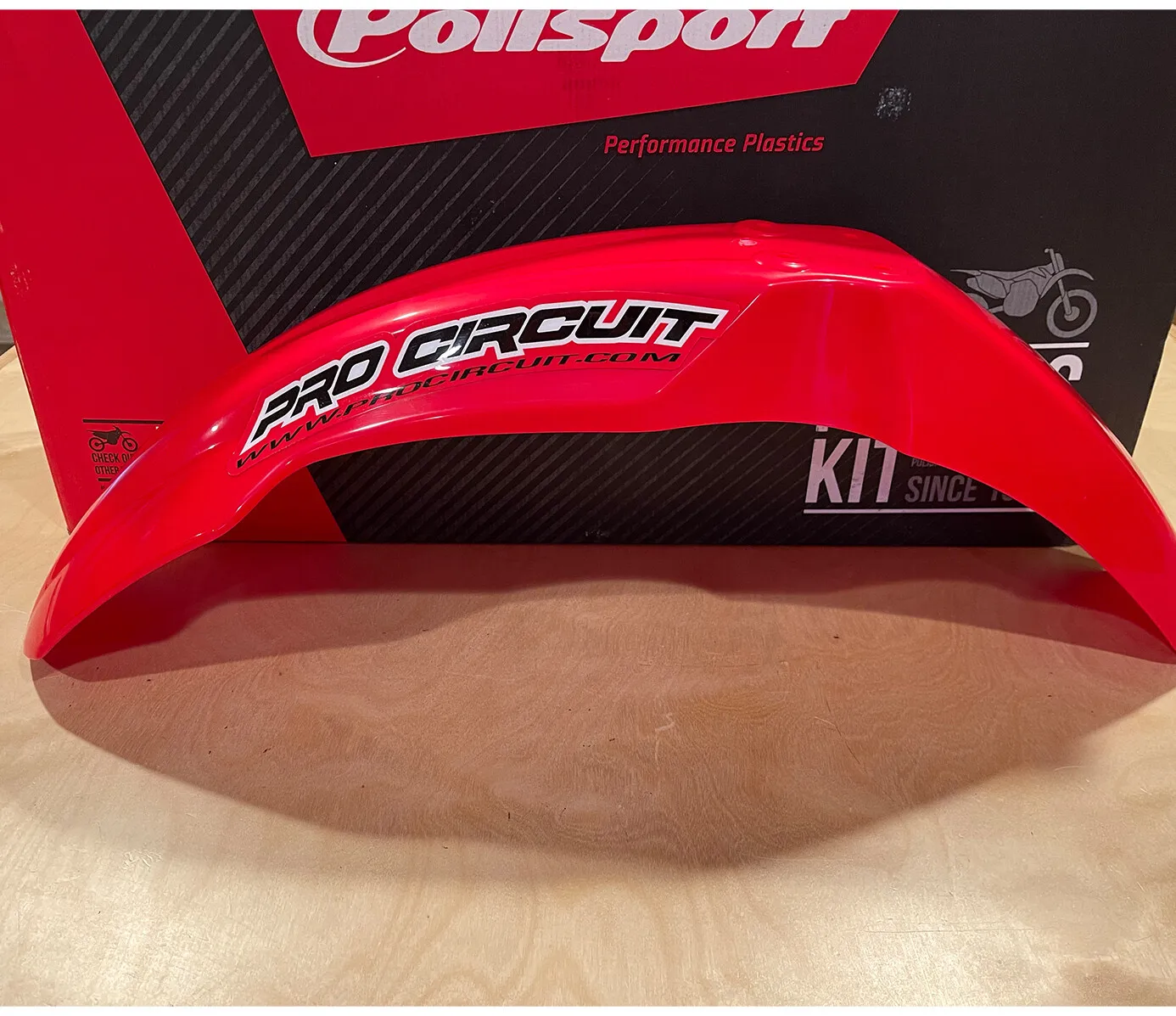 2Pcs PRO CIRCUIT Curved Fender Decals Motocross Graphics MX Decal YZF CRF RMZ KXF SX SXF 125/250/350 Motorcycle Sticker 6