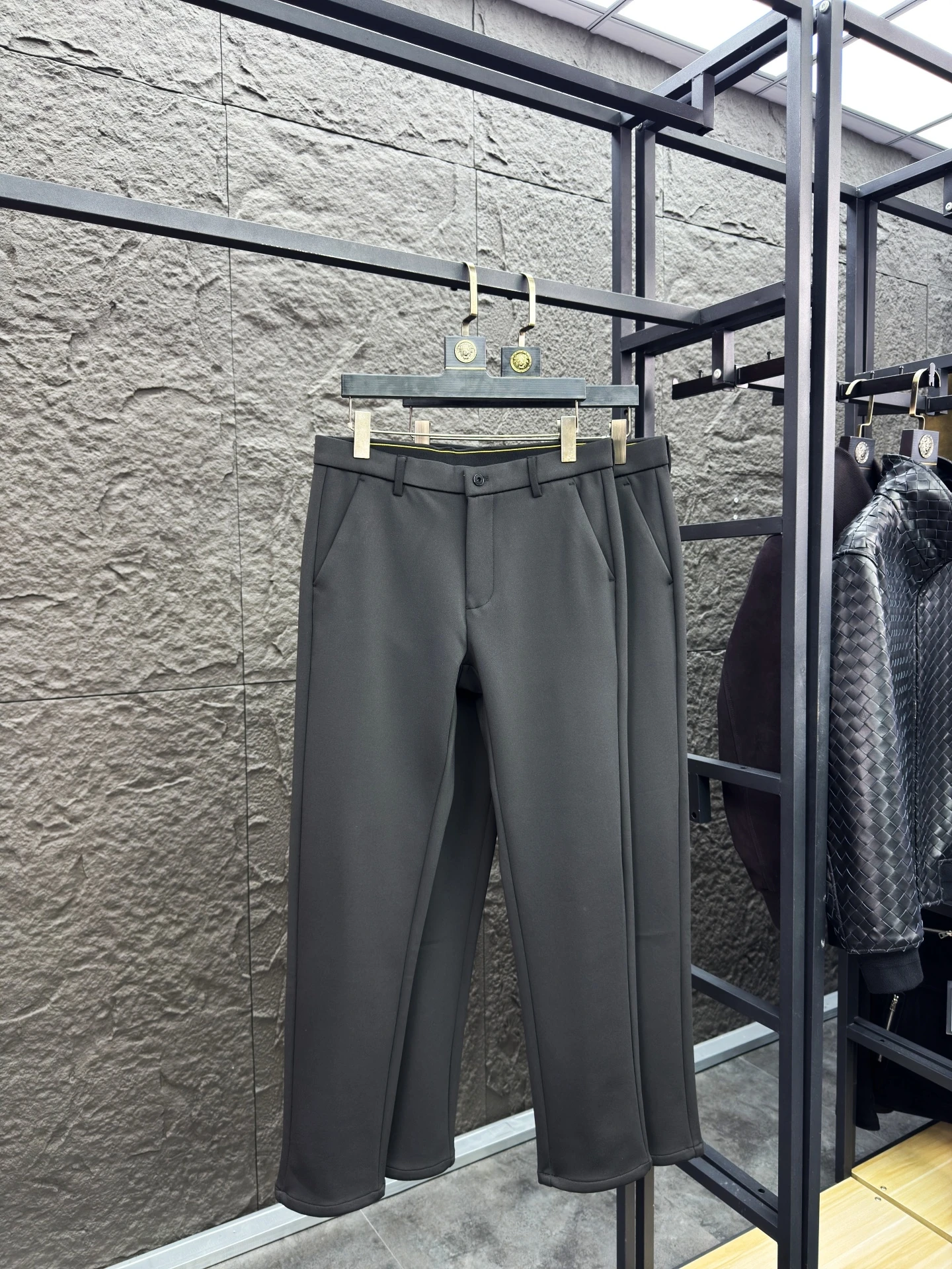 

Svip Fce на подкладке, облегающие прямые повседневные брюки, мужские удобные теплые повседневные брюки на осень-зиму