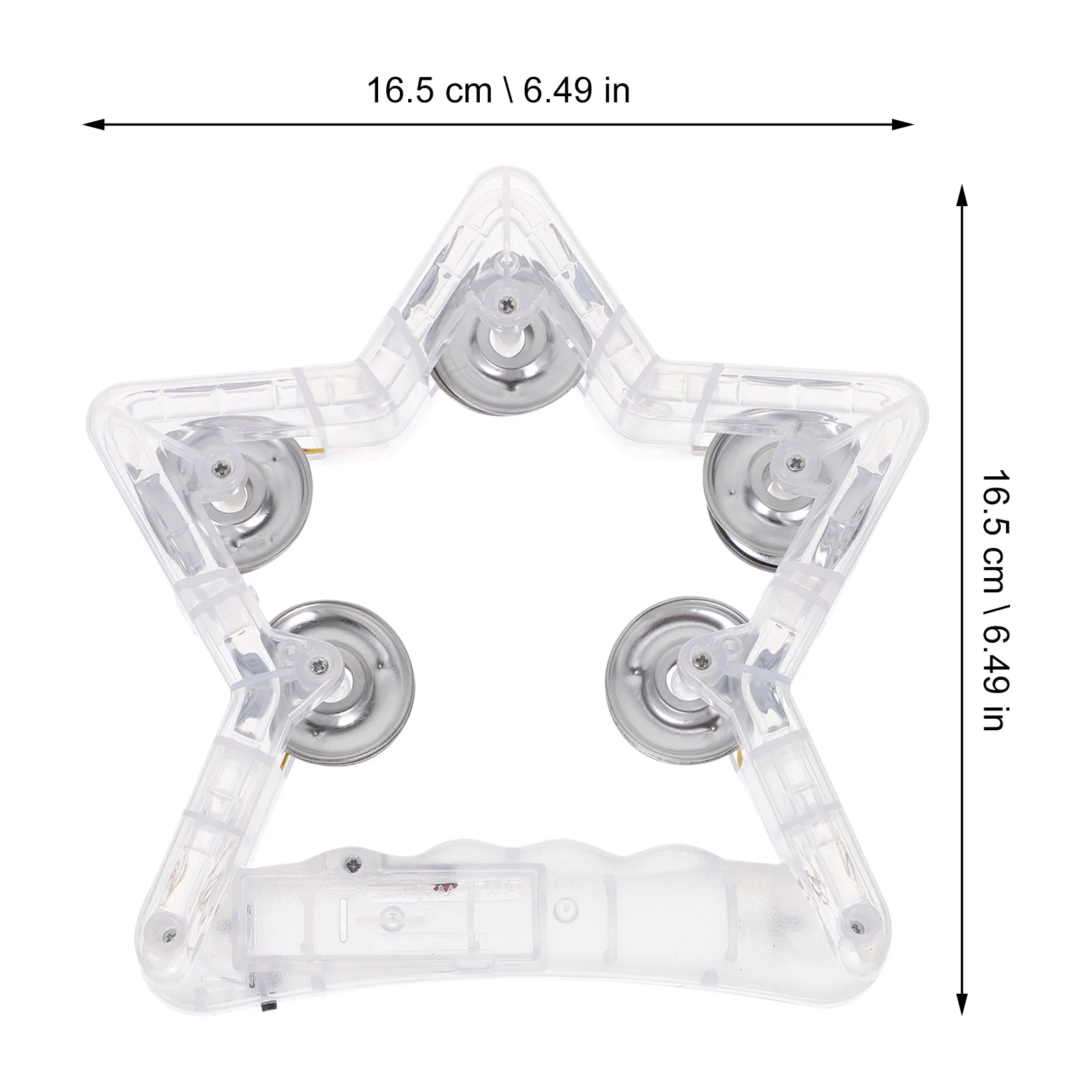 Tambourin musical clignotant avec 3 Modes d'éclairage, clochette lumineuse robuste pour adultes et enfants, accessoires de sol de danse, fabricant de bruit, fête