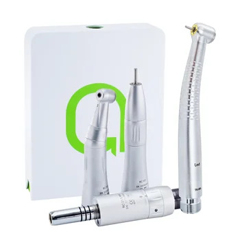 Dental 5 LED E-generator Mit Inneren Spray Niedriger Geschwindigkeit Turbine Lehre Handstück Kit Set Zähne Polieren Werkzeug