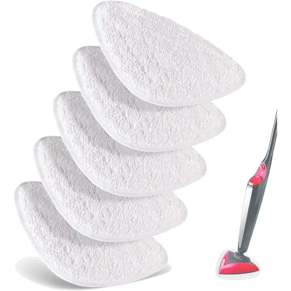 Almofadas para Mop a Vapor Vileda Steam Mop Plus, Refil de Microfibra Lavável e Reutilizável Compatível com Vileda Steam Mop