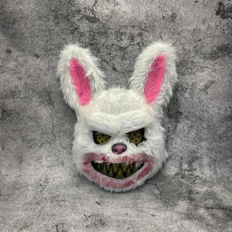 Halloween Leuchtende Maske Kaninchen Ro Bär Cosplay Requisiten LED Tanzparty Gruselmaske Halloween Kreative Cartoon-Tiermaske – Detail 12