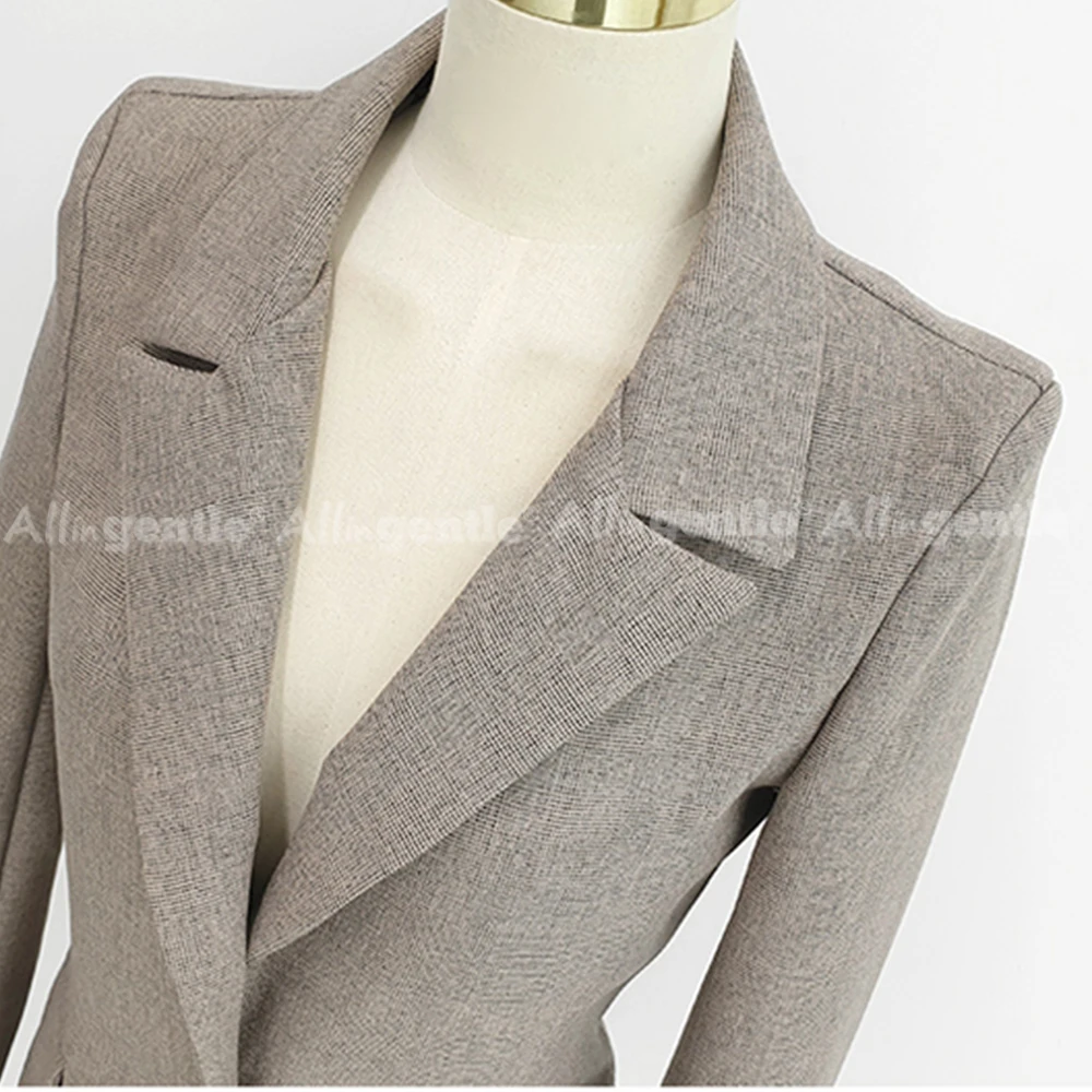 Women Pants Suits 3 Piece Suit for Women Slim Fit Business Office Notched Single-Breasted Womens Fashion