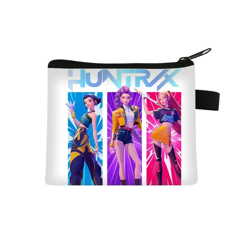 أنيمي Kpop شيطان الصيادين الحقيبة هنتركس رومي زوي ميرا محفظة لطيف صغير محفظة نسائية للعملات المعدنية تخزين حقيبة صغيرة للأطفال هدايا عيد الميلاد #5