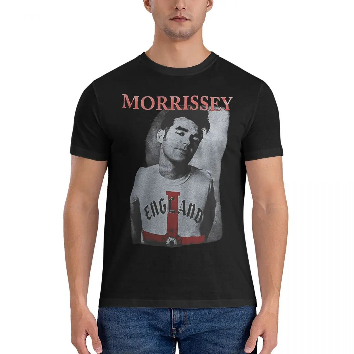 Morrissey T-Shirts Men The Smiths Humor 100% Cotton Tees Crew Neck Short Sleeve T Shirt Printing Clothes