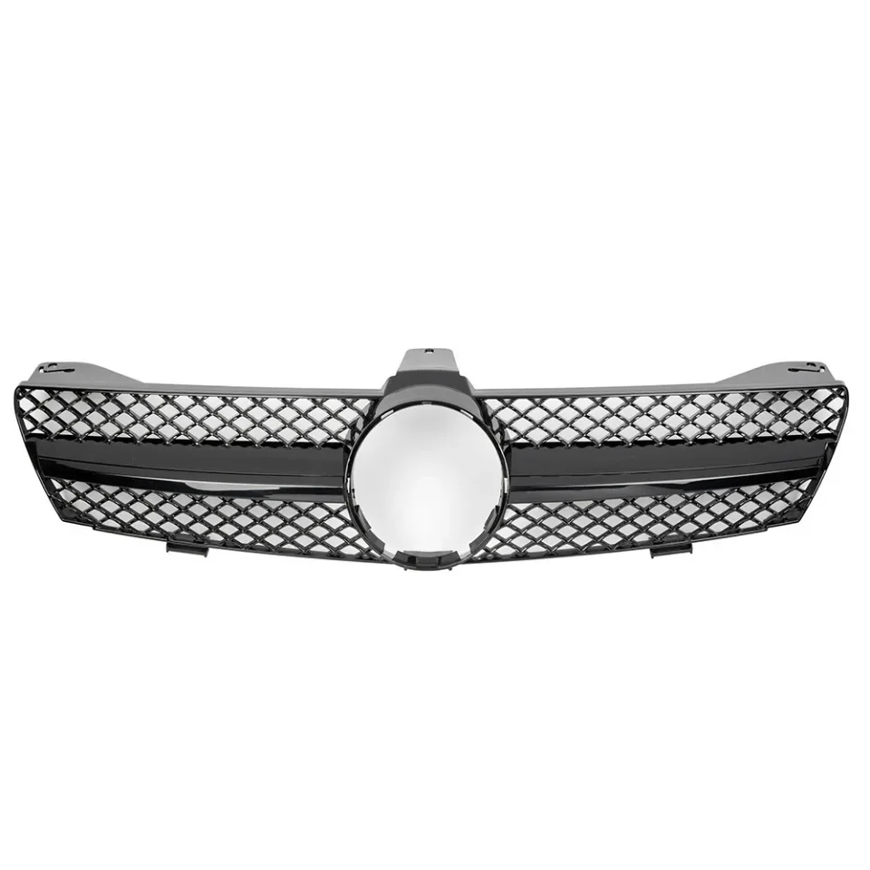 XVIP Chrom-Silber-Diamant-Stil Stoßstangengrill für Mercedes Benz CLS-Klasse W219 CLS350 CLS500 05–08 obere GTR-Stilgitter – Detail 5
