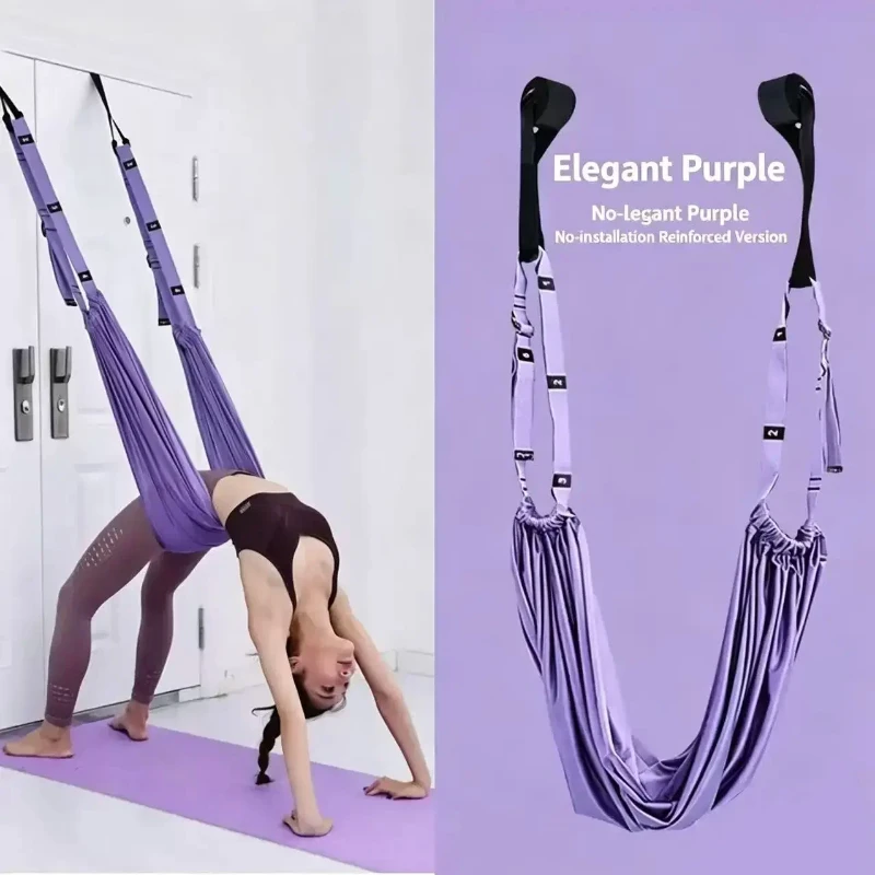 Aerial Strap Aerial Strap Elastic Strong Bearing Capacity Folding Leg Stretcher Strap Flexibility Trainer Flexibility Trainer