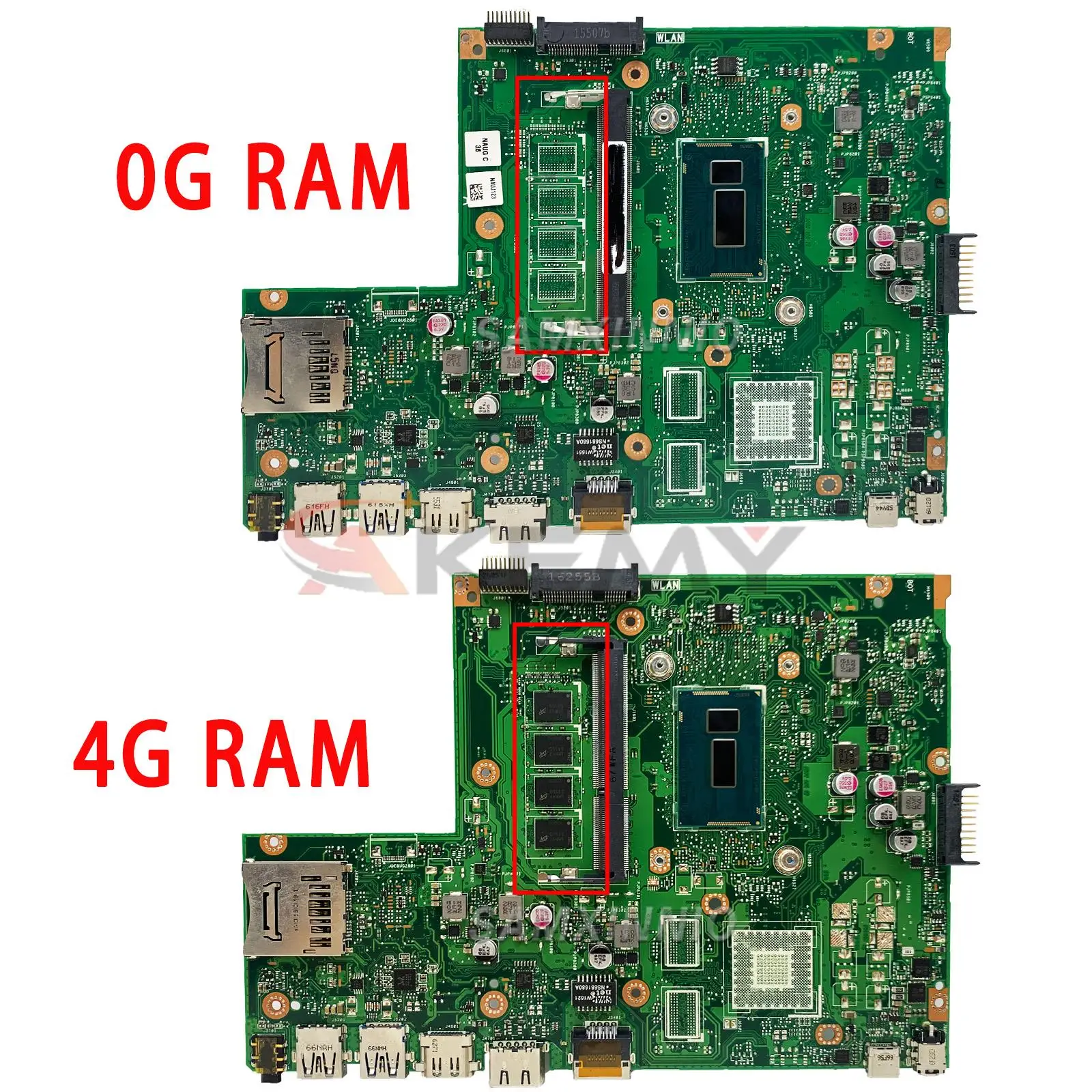 X540LA Motherboard For ASUS X540LJ X540L A540LA F540LA K540LA R540LA Notebook Mainboard with I3 I5 I7 4th/5th Gen CPU 0G/4G RAM