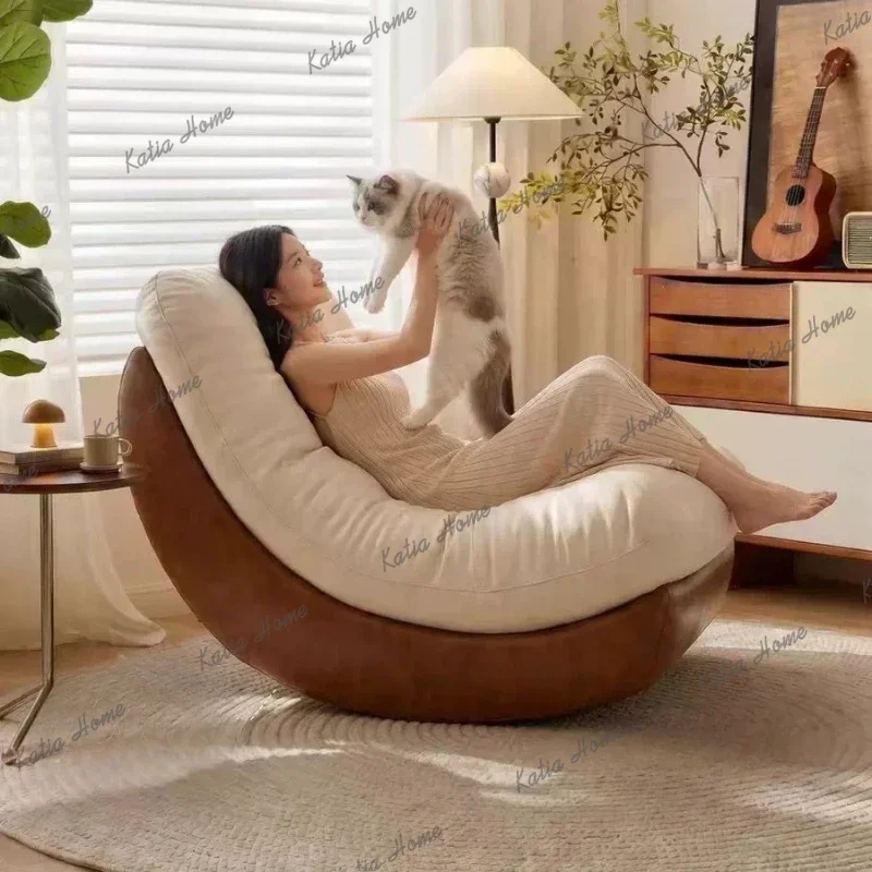 Ergonomic Luxury Lounge Chair Designer Art Fancy Wooden Salon Living Room Chairs Relaxing Quality Sillones