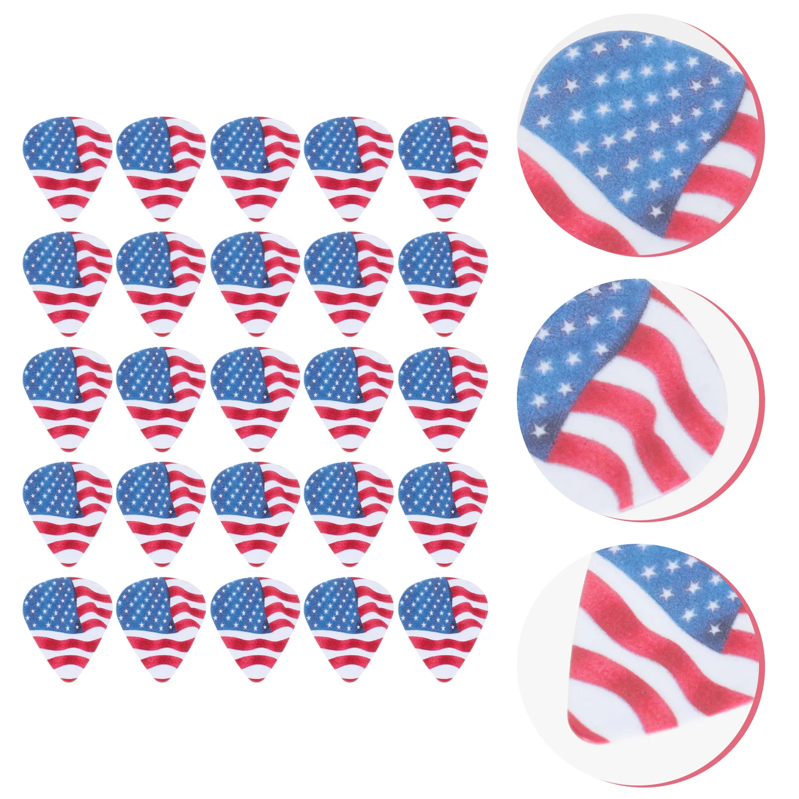 25 قطعة من أعواد الجيتار الصغيرة المتينة للجيتار الشعبي الكهربائي المحمول خفيف الوزن أداة وترية عملية