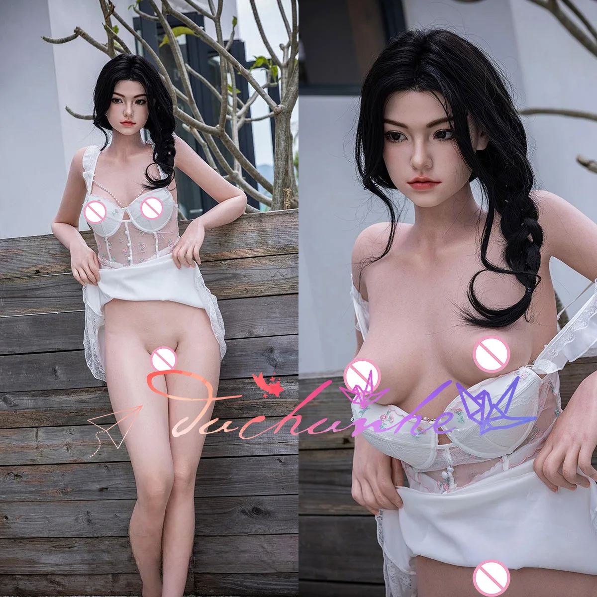 最新の 3D テクスチャバイブレーターオナニーシリコーン本物の処女膣ブロンド 3 チャンネル振動オーガズム白い肌大きな胸