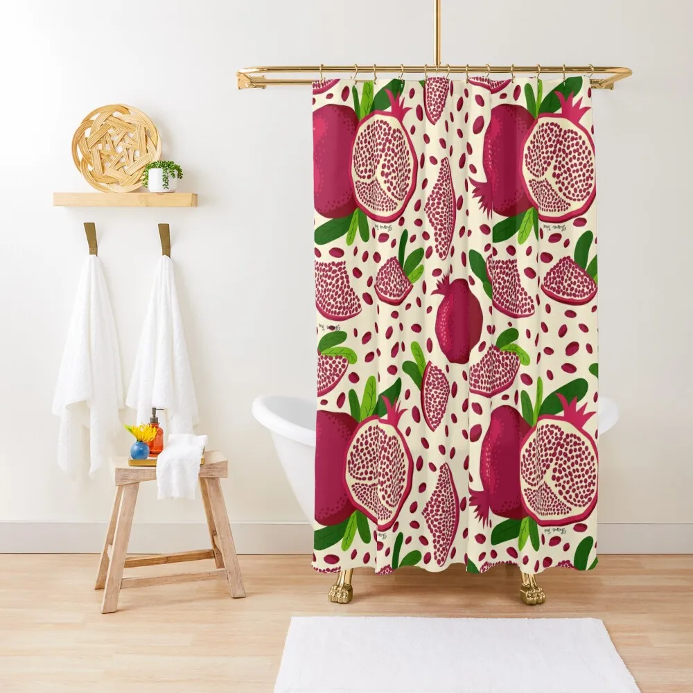 

Rosh Hashanah Pomegranite Shower Curtain Shower For Bathrooms Bathroom Accessories Curtain