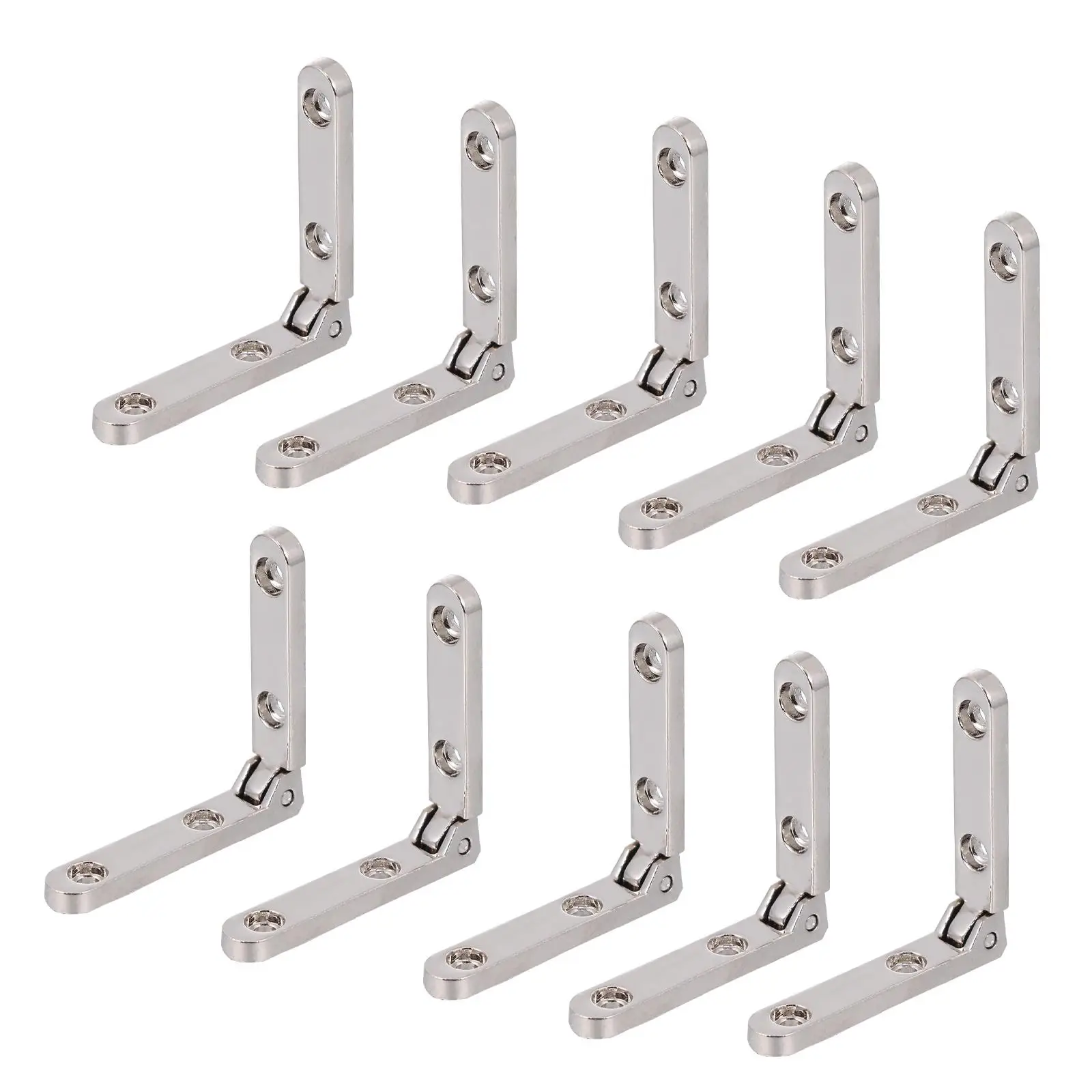 

10pcs Zinc Zinc Alloy Hinges 30x30x6mm Miniature Furniture Hinges Durable 90 Degree for Jewelry Hardware
