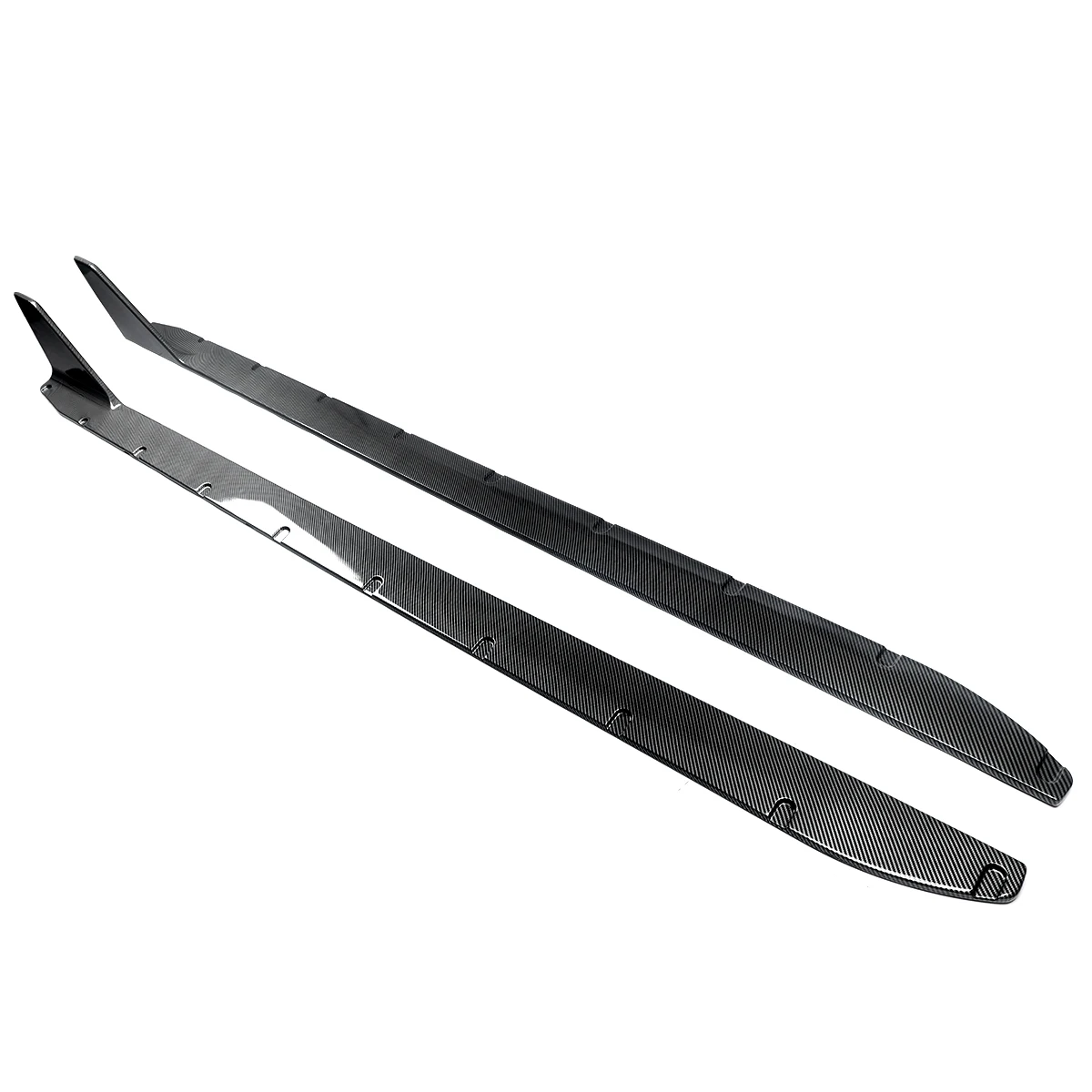 التنانير الجانبية تمديد BodyKits الشفاه لسيارات BMW G80 M3 G82 كوبيه G83 للتحويل M4 2021 2022 2023 ألياف الكربون نظرة المصد الجانبي