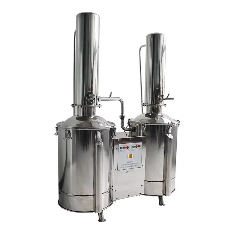 for  Industrial Stainless Steel Dual Distilling Water Distillation Auto Water Shortage Protection