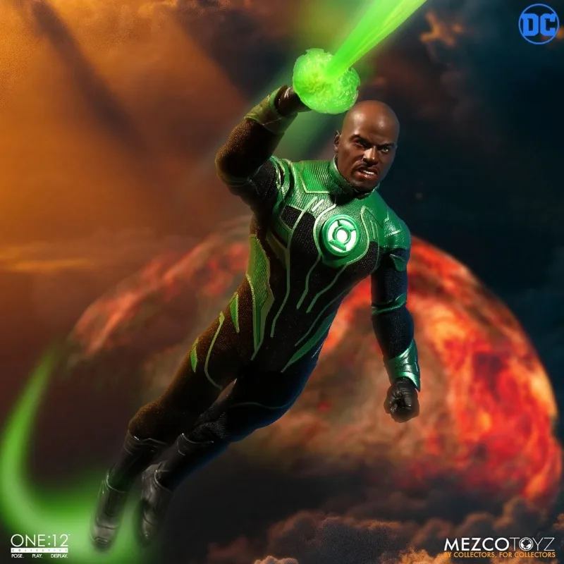 MEZCO Originele 1/12 Eindproduct Beweegbare Prachtige Beeldje Serie Groene Lantaarn Anime Speelgoed Model Festival Cadeau voor Jongens