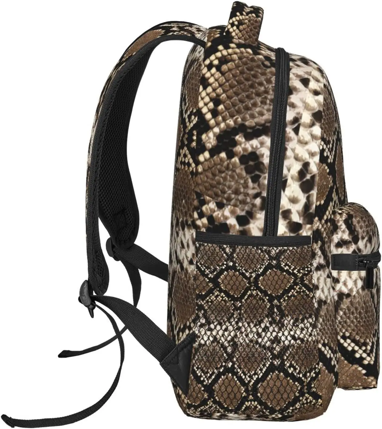 Snake Skin Backpack Snake Travel Bag Animal Lightweight Daypack Bag Laptop Tablet Bag