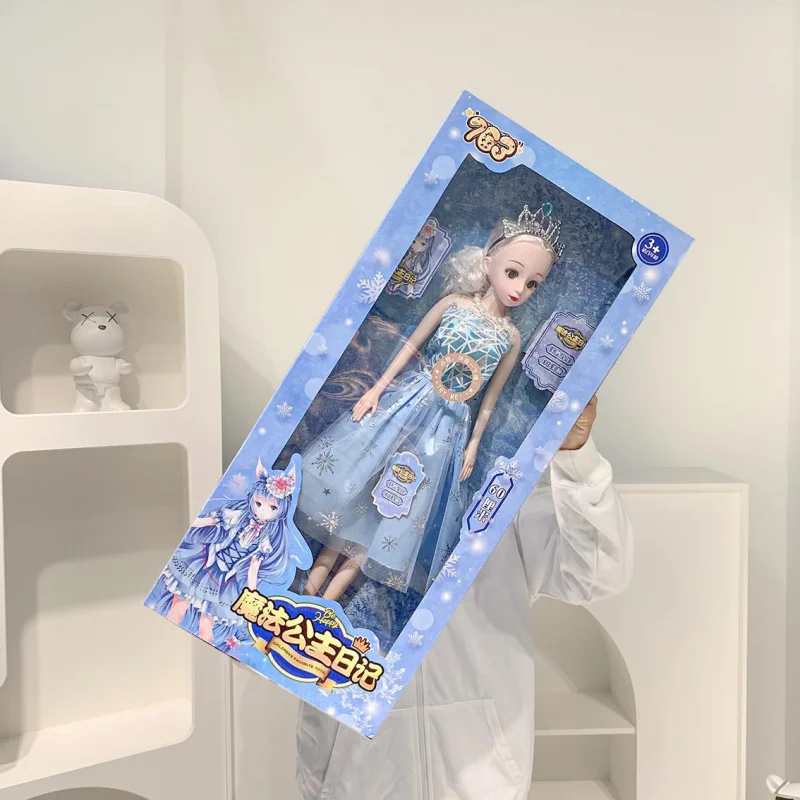 Nieuwe Sneeuw Meisje Prinses Loli Muziek Trouwjurk Organisatie Box Speelgoed