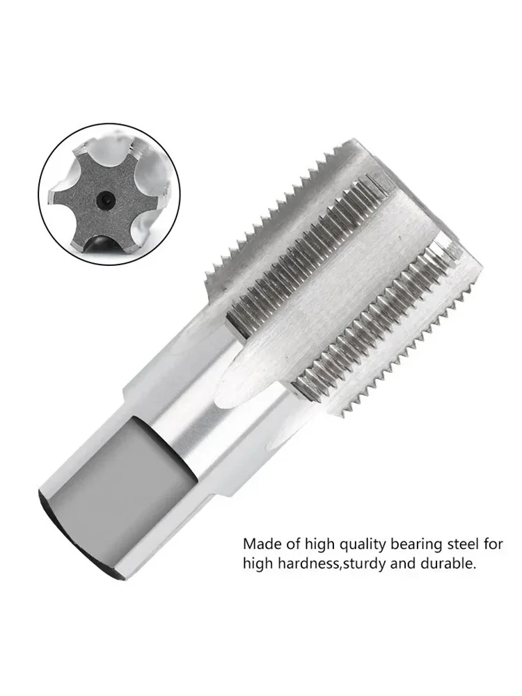 Torneira rosca tubulação W6542 HSS, RC RP PT NPT, 1:16,. 1/8 Pipe Thread Tapping Tools, 2 polegadas, Usado
