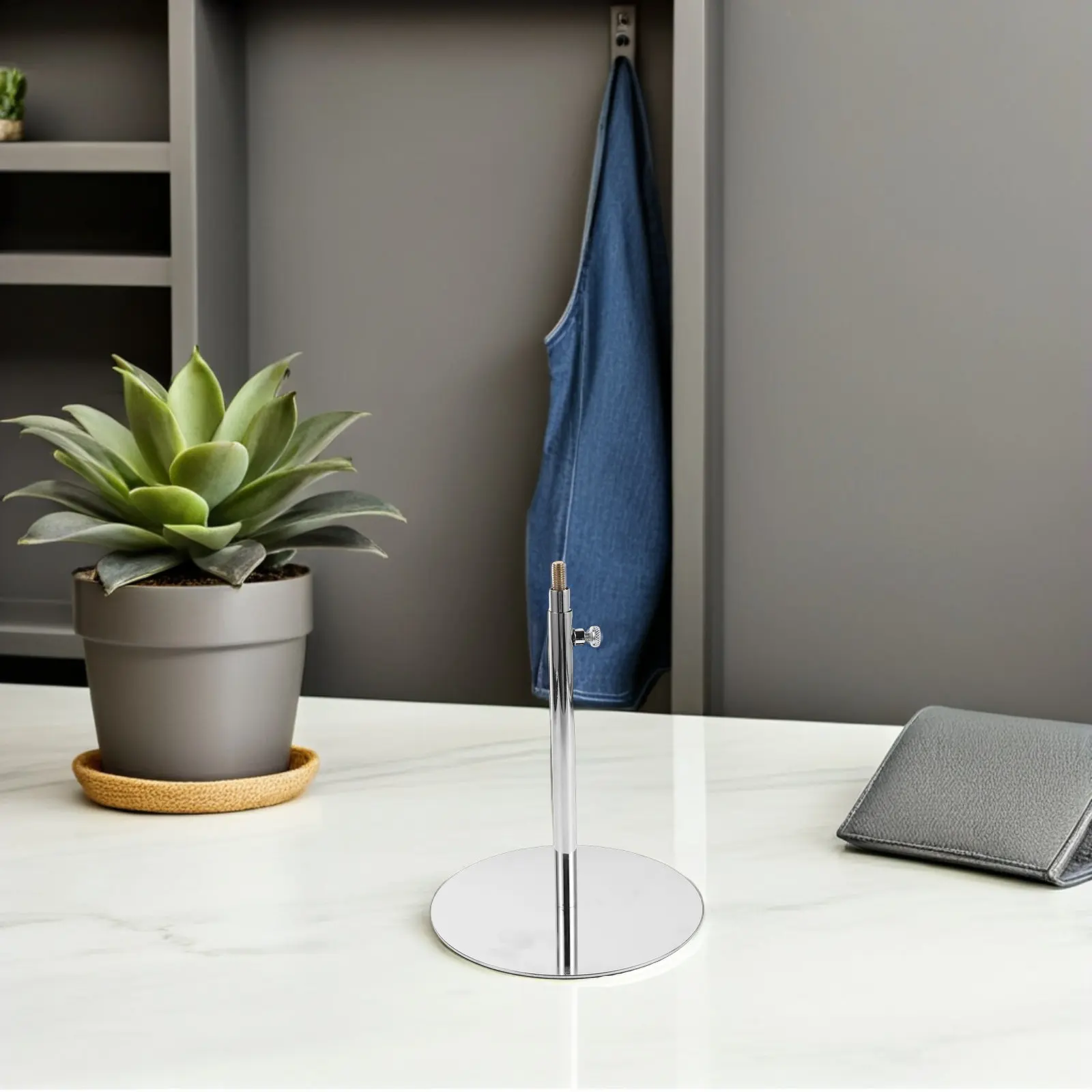 

Подставка для портновского манекена из нержавеющей стали, регулируемая по высоте 20,5-34 см, съемная металлическая опора для демонстрации и шитья