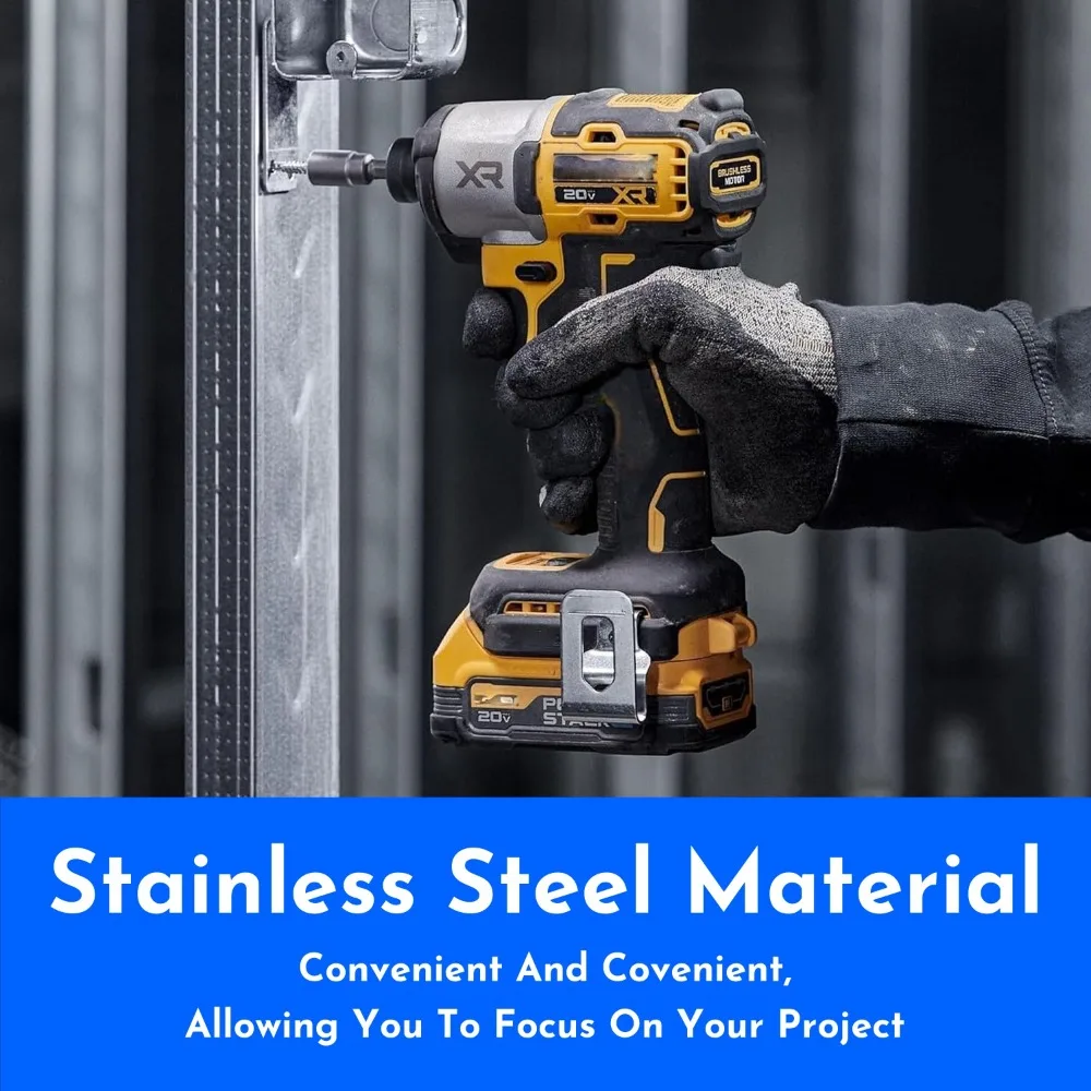 Perceuse électrique avec crochet de ceinture, perceuses sans fil, support de clé, crochets à Clip, outil adapté pour perceuses à percussion Dewalt/Makita/Milwaukee, 2 à 6 pièces