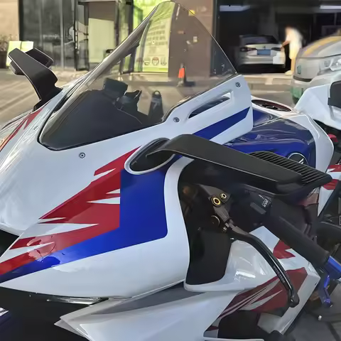 CBR1000RR-R 2019-2025 Motorcycle Rearview Mirror Aluminum Mirrors Modified Wind Wing Adjustable Rotating For Honda CBR1000RR