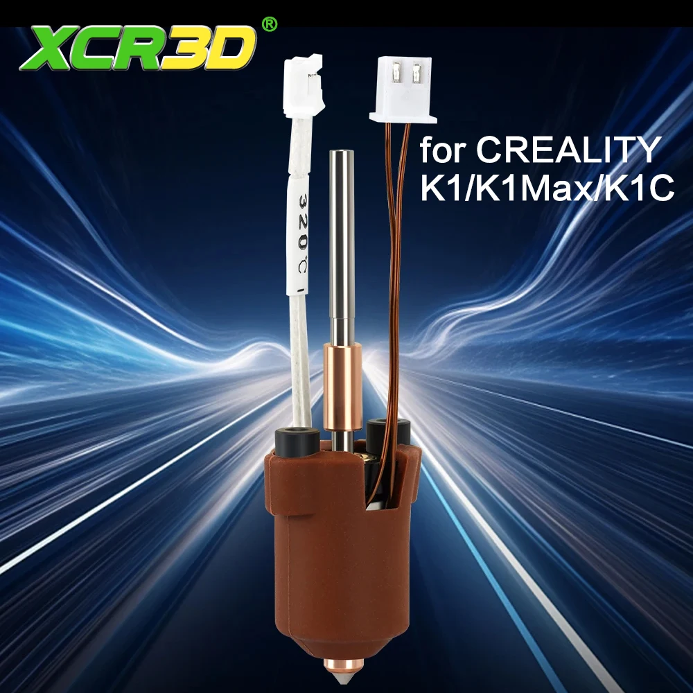 

Для Creality K1c/K1/K1 SE/K1 Max Hotend термисторный картридж, датчик горячего конца, керамический нагревательный блок, комплект сопла 0,4 0,6 0,8 мм