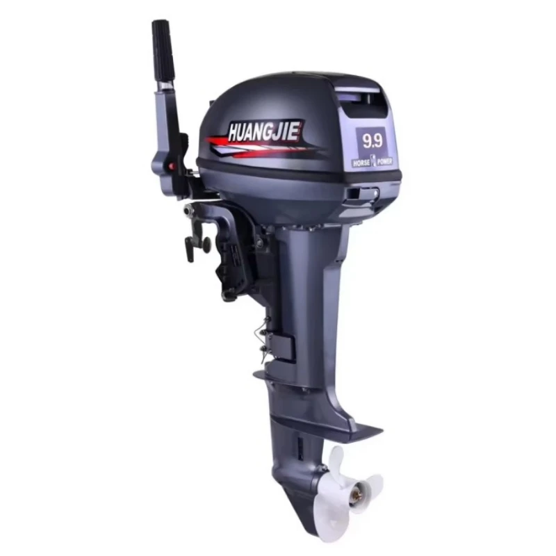 9.9hp 2-stroke Outboard Engine Short Axis Suit 4-5m Ships 246cc Outboard Motor CDI Ignition System Water Cooling System